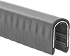 Image of Product. Front orientation. Edge Trim. Flame-Retardant Reinforced Rubber Edge Trim, Style 2.