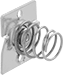 Image of Product. Spring Contact. Front orientation. Battery Contacts. For 1 Battery, Spring Contact.