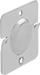 Image of Product. Button Contact. Front orientation. Battery Contacts. For 1 Battery, Button Contact.