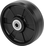 Image of Product. Front orientation. Wheels. Long-Lasting Nylon Wheels .