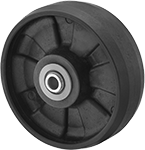 Image of Product. Front orientation. Wheels. Long-Lasting Nylon Wheels .