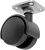 Light Duty Furniture Casters with Nylon Wheels 