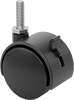 Light Duty Furniture Threaded-Stem Casters with Nylon Wheels