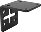 Image of Product. Bracket-Mount Base. Front orientation. Lighting Bases. Bracket Mount.