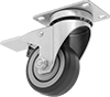 Cardinal Casters with Rubber Wheels 