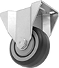Cardinal Casters with Rubber Wheels 