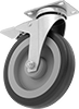 Cardinal Casters with Rubber Wheels 