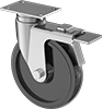 Cardinal Casters with Polyurethane Wheels 