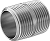 Standard-Wall Stainless Steel Threaded Pipe Nipples and Pipe