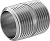 Standard-Wall Stainless Steel Threaded Pipe Nipples and Pipe