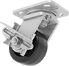 High-Capacity Kingston Casters with Phenolic Wheels