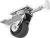 High-Capacity Kingston Casters with Metal Wheels