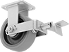 High-Capacity Kingston Casters with Polyurethane Wheels 