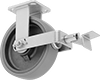 High-Capacity Kingston Casters with Polyurethane Wheels 