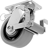 Extra-High-Capacity Viking Casters with Polyurethane Wheels