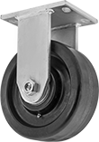 Image of Product. Rigid. Front orientation. 1 Wheel. Extra-High-Capacity Viking Casters with Phenolic Wheels, Rigid.