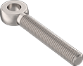 Image of Product. Front orientation. Rod Ends. Corrosion-Resistant Fully Threaded Rod End Bolts, 17-4 PH Stainless Steel.