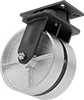 Extra-High-Capacity Compact Alliance Casters with Metal Wheels 