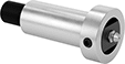 Image of Product. Front orientation. Idler Shafts. Thread-Mount Idler Rotary Shafts, Shaft Collar End.