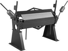 Image of Product. Front orientation. Sheet Metal Benders. Floor-Mount Adjustable-Width Sheet Metal Benders.
