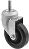 Threaded-Stem Casters with Polypropylene Wheels