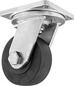 Image of Product. Swivel. Front orientation. Casters. Extra-High-Capacity Colossus Casters with Nylon Wheels, 1 Wheel, Swivel.