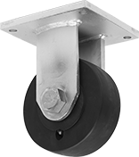Image of Product. Rigid. Front orientation. Casters. Extra-High-Capacity Colossus Casters with Nylon Wheels, 1 Wheel, Rigid.