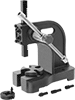 Compact Bench-Mount Lever Presses with Removable Rotating Base Plate for Small Parts