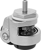 Threaded-Stem Leveling Casters 