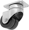 Cart-King Casters with Polyurethane Wheels