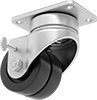 Cart-King Casters with Polyurethane Wheels