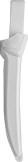 Image of Product. Front orientation. Knife Sheaths. Style C.