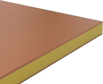 Image of Product. Front orientation. Electrical-Insulating Torlon Pai, 12" x 12" x 3/4".