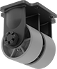 Extra-High-Capacity Hercules Casters with Metal Wheels