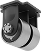 Extra-High-Capacity Hercules Casters with Metal Wheels