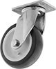 High-Capacity Easy-Turn Casters with Polyurethane Wheels