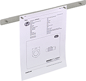 Image of ProductInUse. Back orientation. Bulletin Boards. Bulletin Bars, Magnetic.