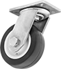 Extra-High-Capacity Husky Casters with Polyurethane Wheels