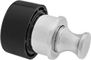 Image of Product. Shown Extended. Front orientation. Pull Handles and Knobs. Recessed Pull Knobs.
