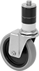 Friction-Grip Stem Casters with Rubber Wheels 