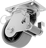 Extra-High-Capacity Stronghart Casters with Polyurethane Wheels