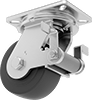 Extra-High-Capacity Stronghart Casters with Nylon Wheels 