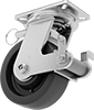 Extra-High-Capacity Stronghart Casters with Phenolic Wheels 