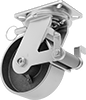 Extra-High-Capacity Stronghart Casters with Metal Wheels