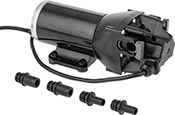 Image of Product. Front orientation. Diaphragm Pumps. Any-Direction Constant-Flow-Rate Diaphragm Pumps for Water and Coolants.