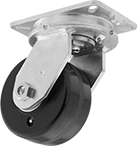 Image of Product. Front orientation. 1 Wheel. Extra-High-Capacity Stronghart Casters with Phenolic Wheels, Swivel.