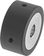 Image of Product. Front orientation. Drive Rollers. Abrasion-Resistant Low-Profile Drive Rollers.