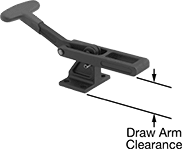 Image of Product. Front orientation. Contains Annotated. Toggle Clamps. Heavy Duty Latch-Style Toggle Clamps.