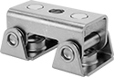 Image of Product. Front orientation. Magnetic Clamps. Miniature Adjustable-Angle Magnetic Clamps.