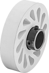 Image of Product. Front orientation. Drive Rollers. Oil-Resistant Flex-Grip Drive Rollers.